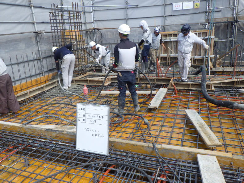 梅南1丁目マンション新築工事