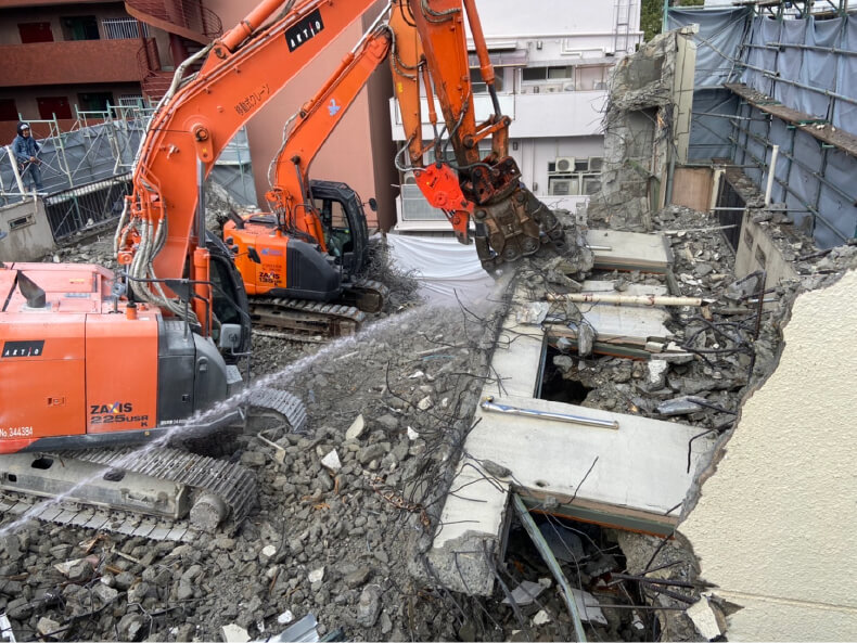 令和3年度 市営住宅若松団地解体工事