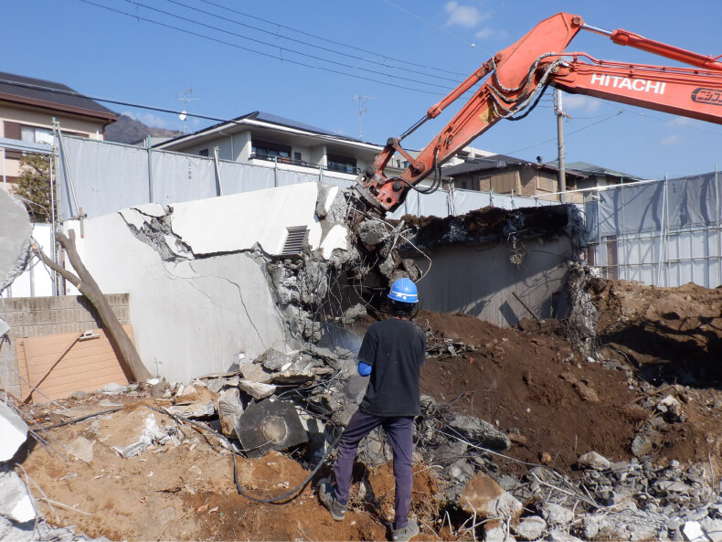 篠原住宅解体撤去等工事