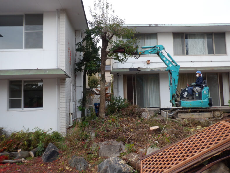 篠原住宅解体撤去等工事