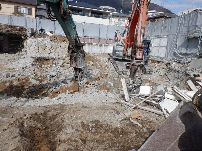 篠原住宅解体撤去等工事